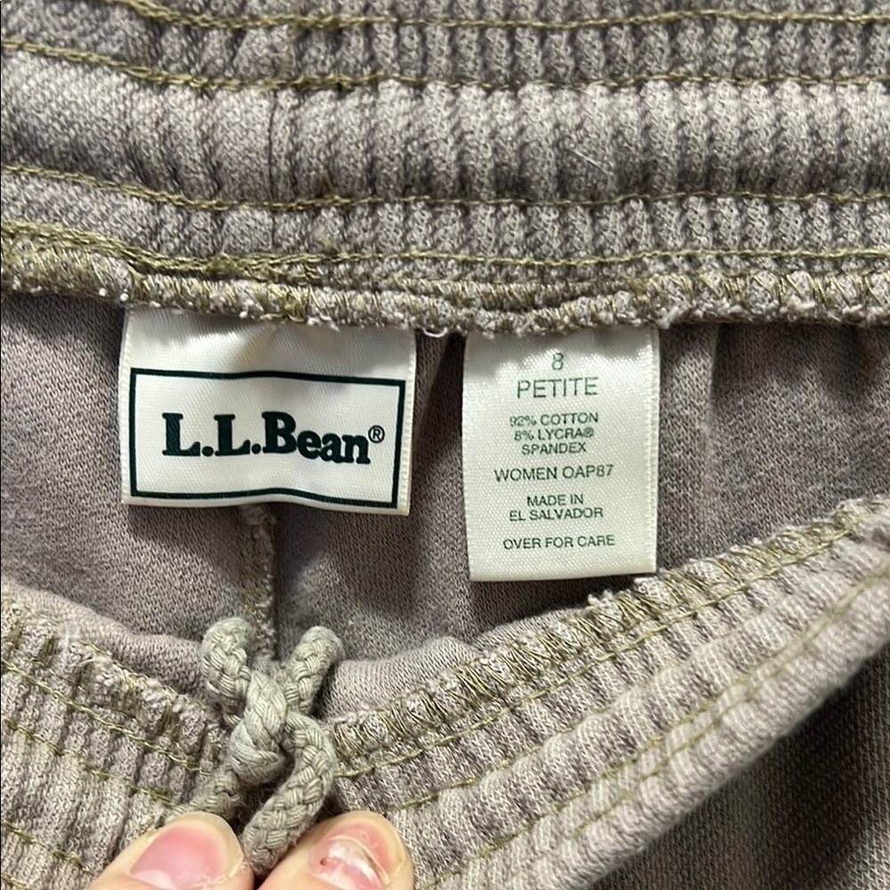 Vintage LL Bean Stirrup Tan Women’s Petite 8 Pants - Picture 2 of 5